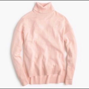 J. Crew Relaxed Wool High Los Turtleneck Sweater